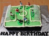 Soccer Black Forest Cake 4 Hubby's Bday