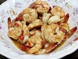 Thai Style Stir Fry Garlic Prawns