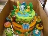 Animal Tier Cake for Axel & Axton