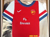 Arsenal Jersey cake for Hudi