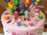 Barney, Dora and friends for Nayla