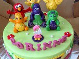 Barney, Elmo and friends cake for Corinne