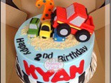 Bigfoot Car Cake for Kyan