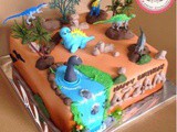 Dinosaurus Cake for Azzam