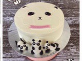 Panda Red Velvet Cake for Radin