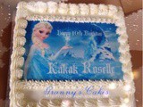 Princess Elsa frozen for Roselle