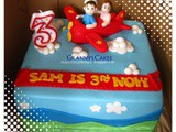 We are Flying Together.... Aeroplane Cake for Sam