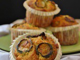 Muffin salati con ricotta e zucchine