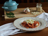 Orzotto al pomodoro con Feta marinata