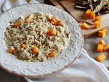 Risotto al Mascarpone con Porri, Funghi e Zucca