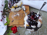 Trifle Cheesecake con Salsa di Mirtilli