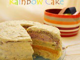 Veggie Rainbow Cake (torta di verdure a strati multicolor)
