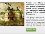 Cena Groupon al b&b San Carlo di Montemurlo (po)