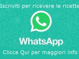 Come ricevere le ricette via WhatsApp