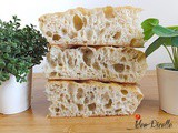 Focaccia alta idratazione: ricetta soffice con bolle (forno e air fryer)