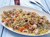 Linguine aglio e prezzemolo Filotea con vongole e moscardini