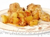 Ricetta Pollo con patate al cartoccio con pomodoro ed erbe aromatiche