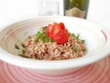 Ricetta Risotto fragole e champagne (o spumante)