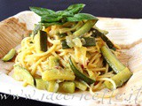 Ricetta Spaghetti alla carbonara di zucchine