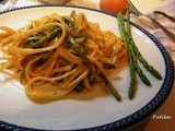 Carbonara con asparagi selvatici di pineta