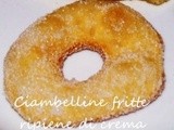 Ciambelline fritte ripiene di crema