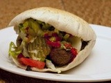 Falafel di ceci con semi di lino e sesamo