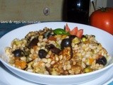 Farro con verdure e aceto balsamico