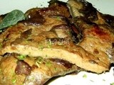 Fegato alla contadina con cipolle rosse