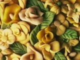 Fiori di Marzapane con pasta di mandorle