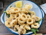 Fritto di calamari e scampi