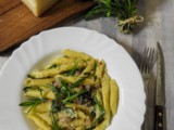 Garganelli con stridoli e pancetta