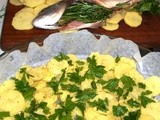 Orata al forno con patate alla pugliese