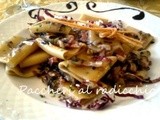 Paccheri con speck e radicchio rosso