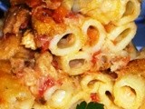 Pasta al forno con ragù di pesce