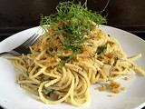 Pasta cu finucchieddi e sardi, Pasta con le sarde alla palermitana, ricetta in dialetto