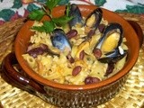 Pasta e fagioli con le cozze