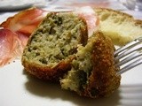 Polpettine di melanzane con ripieno di scamorza filante e Polpettine vegetariane di ceci con farina di mais