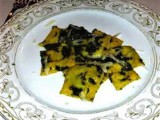 Ravioli con i rosolacci e formaggio di fossa