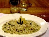 Risotto con asparagi selvatici di pineta