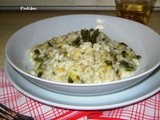 Risotto con germogli di pungitopo