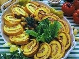 Rotolo di frittata con tonno