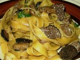 Tagliatelle al tartufo nero e funghi porcini