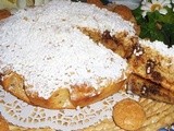 Torta di amaretti e cioccolato