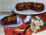 Torta di mele, yogurt e cioccolato