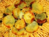 Tortino di purea di patate e bieta