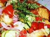 Una fresca panzanella con le friselle