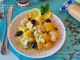 Βακαλαοσ με πατατεσ και ελιεσ  ♦♦  baccala alle patate e olive