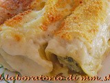 Καννελλονια γεμιστα με σπανακι και φετα  *****  cannelloni ripieni di spinaci e feta