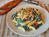 Πεννεσ με cavolo nero και ρικοττα  ♦♦  penne con cavolo nero e ricotta