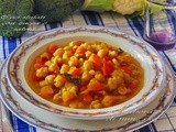 Ρεβυθια με κολοκυθα και φακομηλο  ♦♦  ceci stufati con zucca e salvia